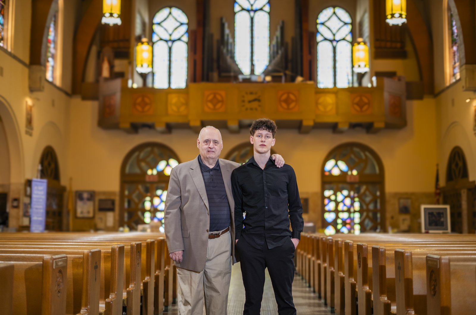 John Karski, the music director at St. Raymond/Our Lady of Good Counsel Parish in Detroit and director of evangelical charity at St. Therese of Lisieux Parish in Shelby Township, has hosted 21 foreign exchange students over the years. He's never pressured any of them to join him for Mass at St. Raymond/Our Lady of Good Counsel, but he said he has always left the door open.