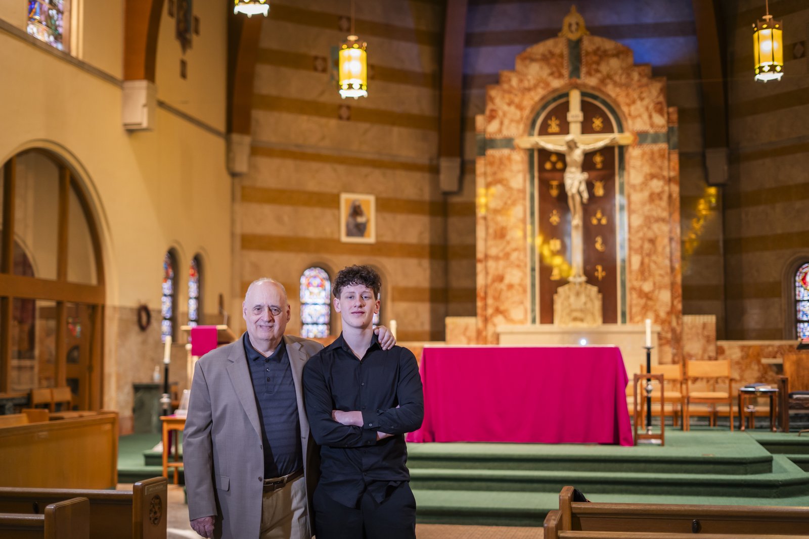 Karski has hosted students of various faith backgrounds before, but added it was special to see Marsura go through his own spiritual journey to the church.