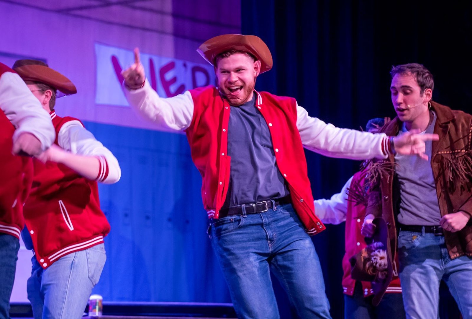 The cast embraced many musical genres featured in the 1984 Broadway hit, from country western to calypso to rock and roll.