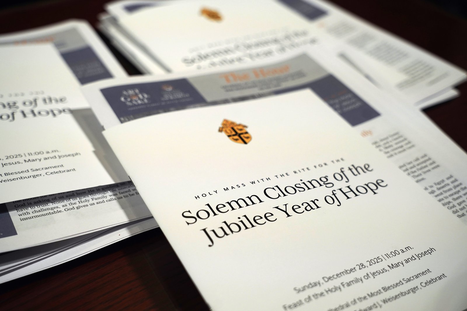 The Rite of Closing of the Jubilee Year included special blessings and invocations in the liturgy to mark the end of the jubilee year.