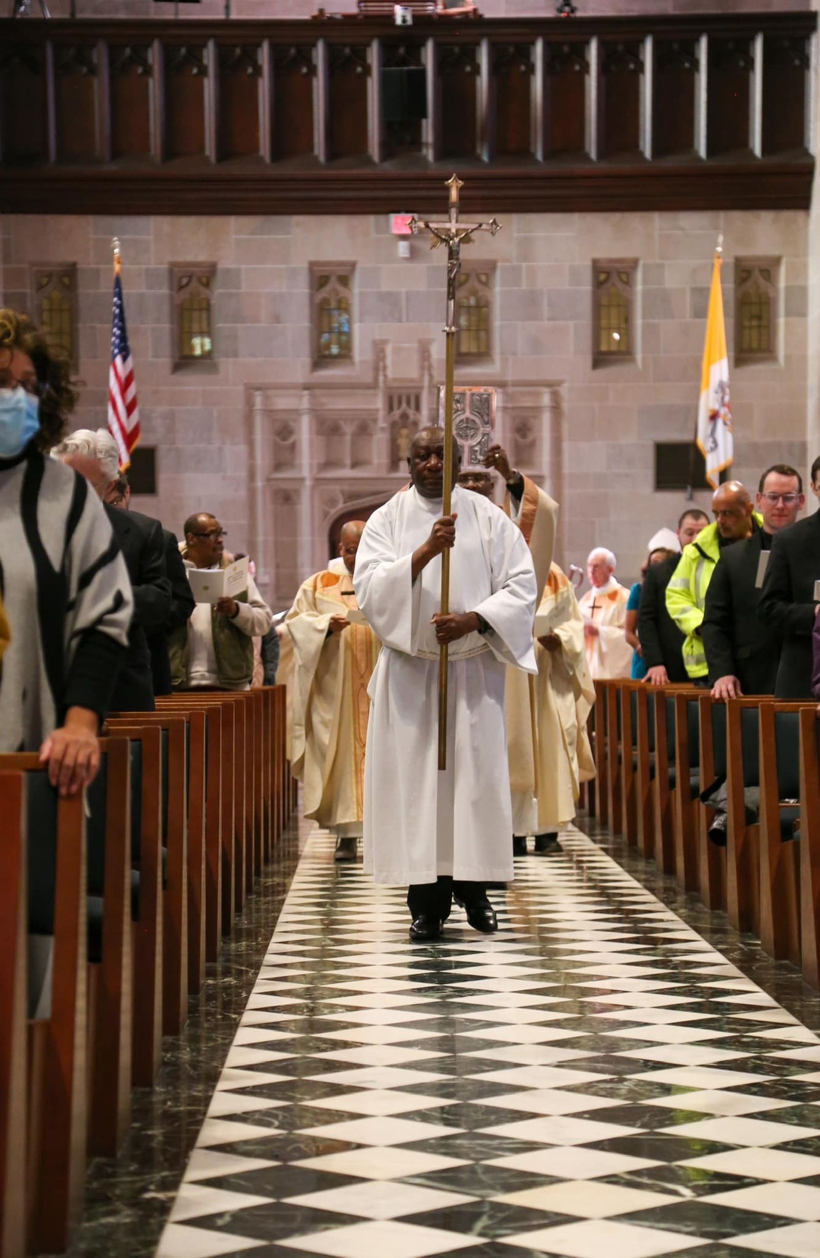 The annual Mass at the cathedral is a reminder that the Church is called to be in the world as a light for others, Auxiliary Bishop Donald F. Hanchon said. (Courtesy of the Cathedral of the Most Blessed Sacrament)