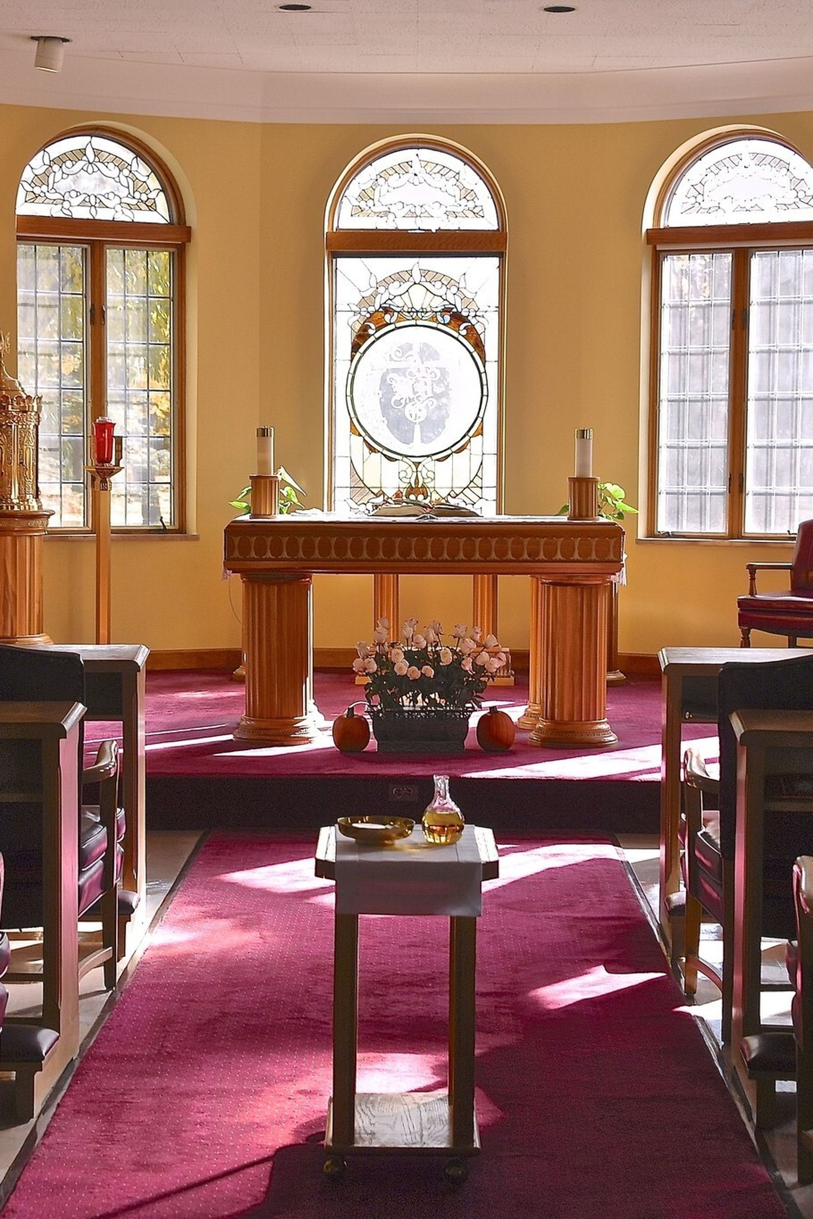 The chapel at Manresa Jesuit Retreat House in Bloomfield Hills is pictured, where Fr. Hurd and other Jesuits offer Mass during retreats. (Photos courtesy of Manresa Jesuit Retreat House)