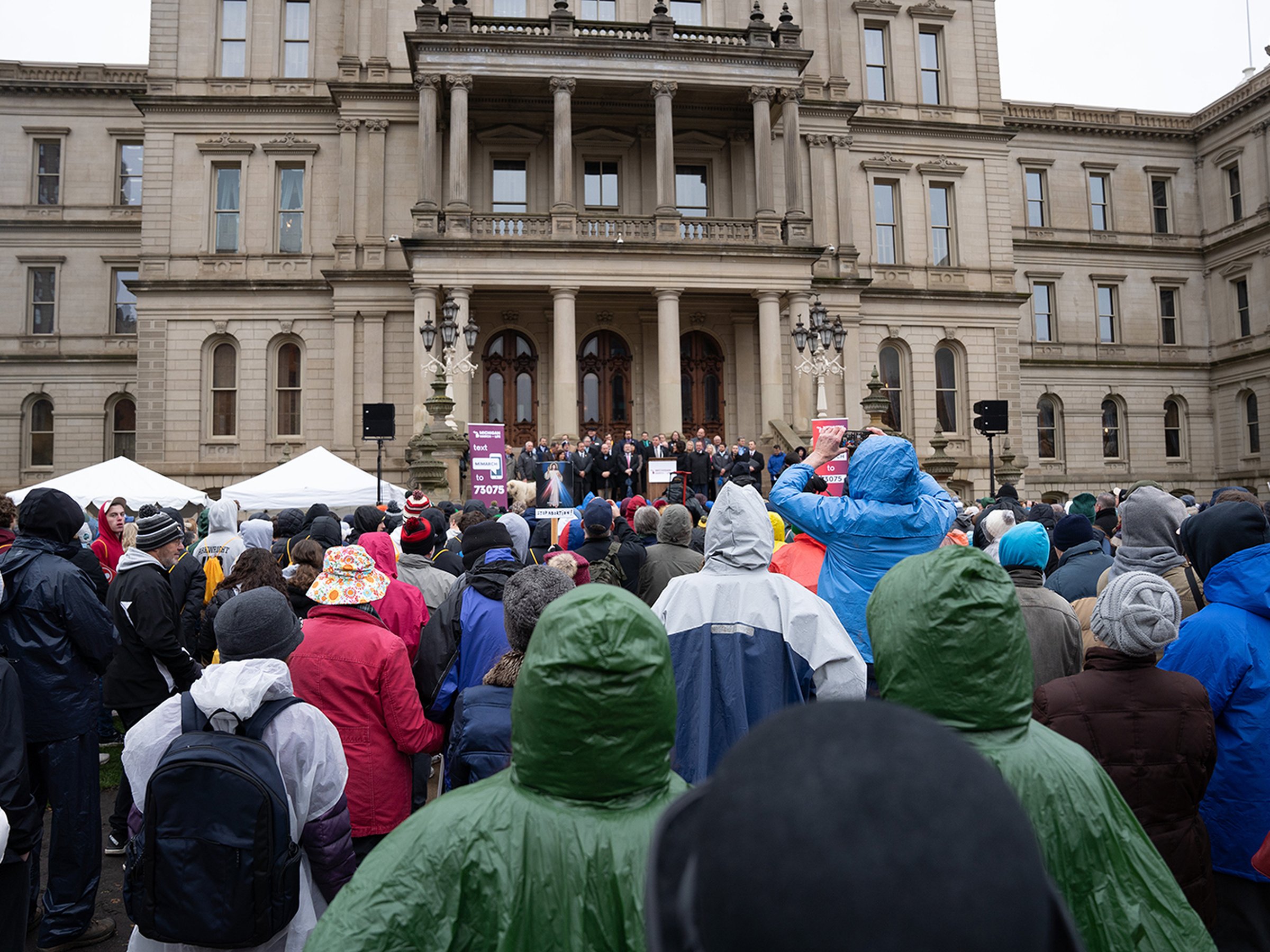 Still marching: Thousands from across state rally in first Michigan ...