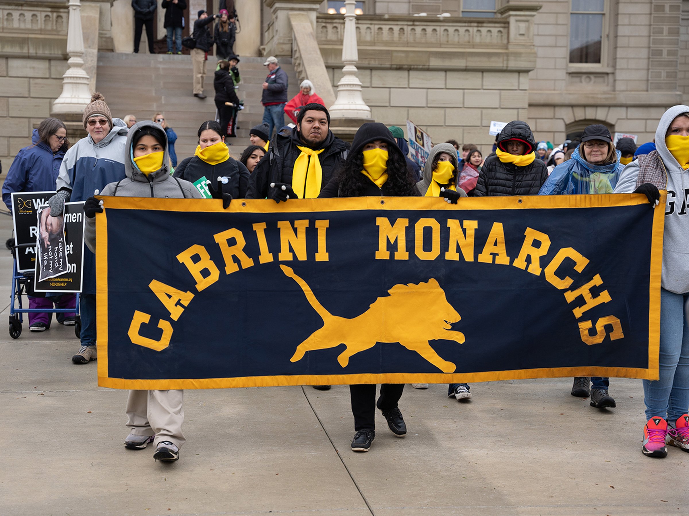 Still marching: Thousands from across state rally in first Michigan ...