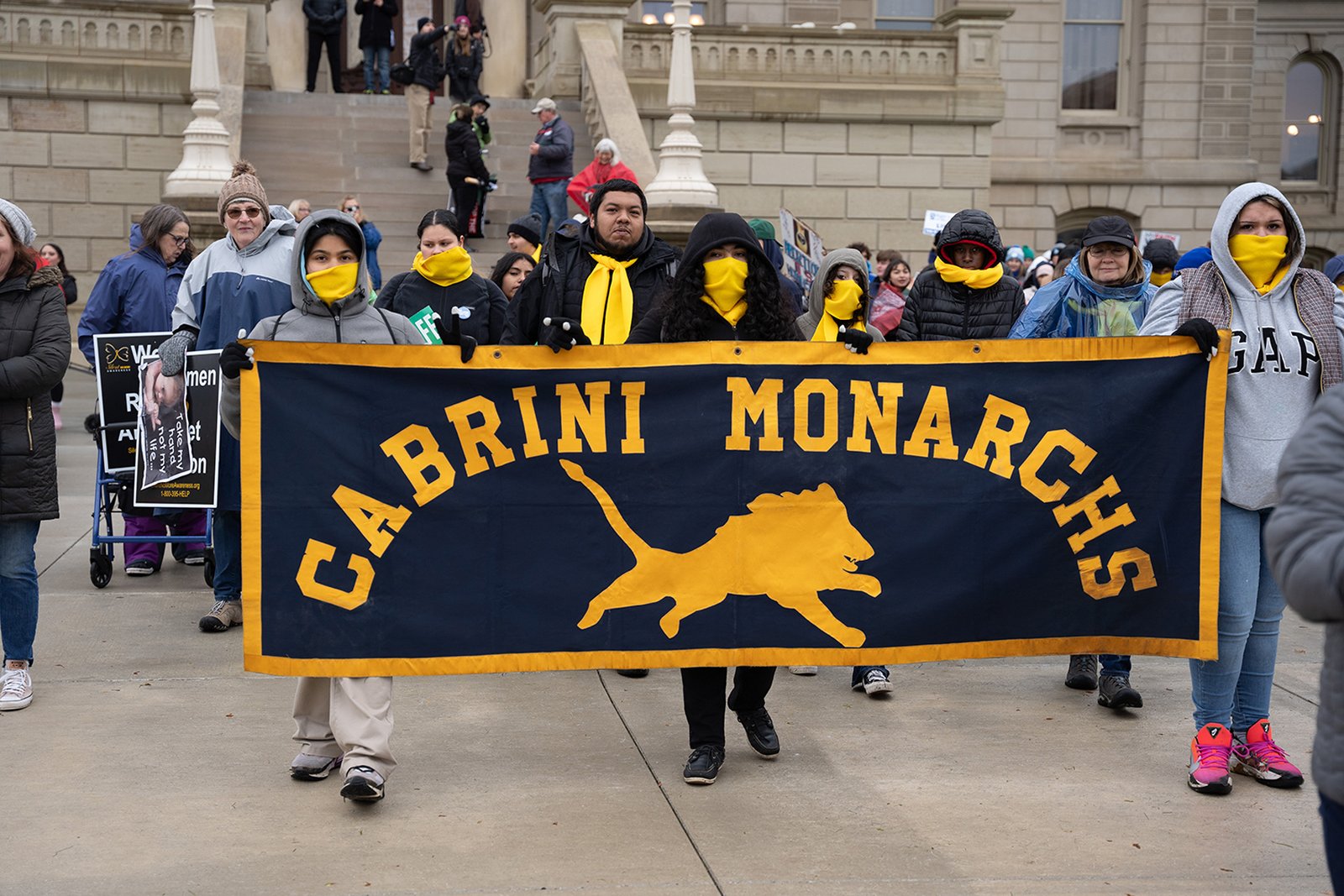 Thirty-four students from St. Frances Cabrini High School and Academy in Allen Park attended the Michigan March for Life, a new focus for the pro-life movement as the battle for life shifts to the states following the overturning of Roe v. Wade in 2022.