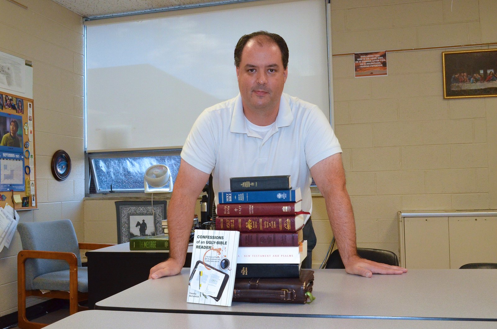 McCormick says the purpose of his book is to help others discover the beauty of the Scriptures and cultivate their own devotion to regular Bible-reading.
