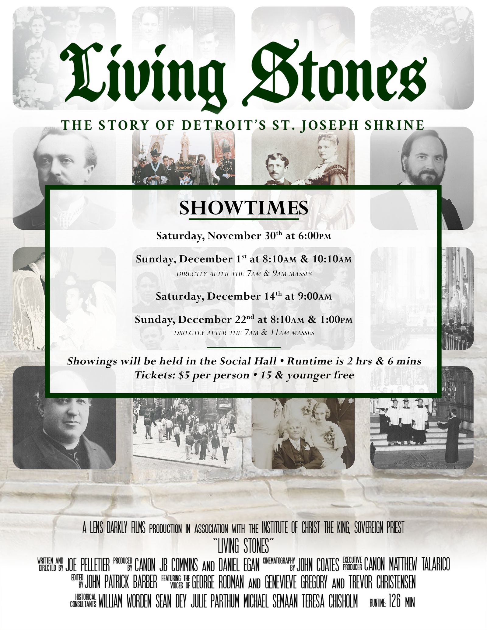 St. Joseph Shrine parishioner Joe Pelletier wrote and directed the documentary "Living Stones," chronicling the history of St. Joseph Shrine. (Courtesy of Joe Pelletier)
