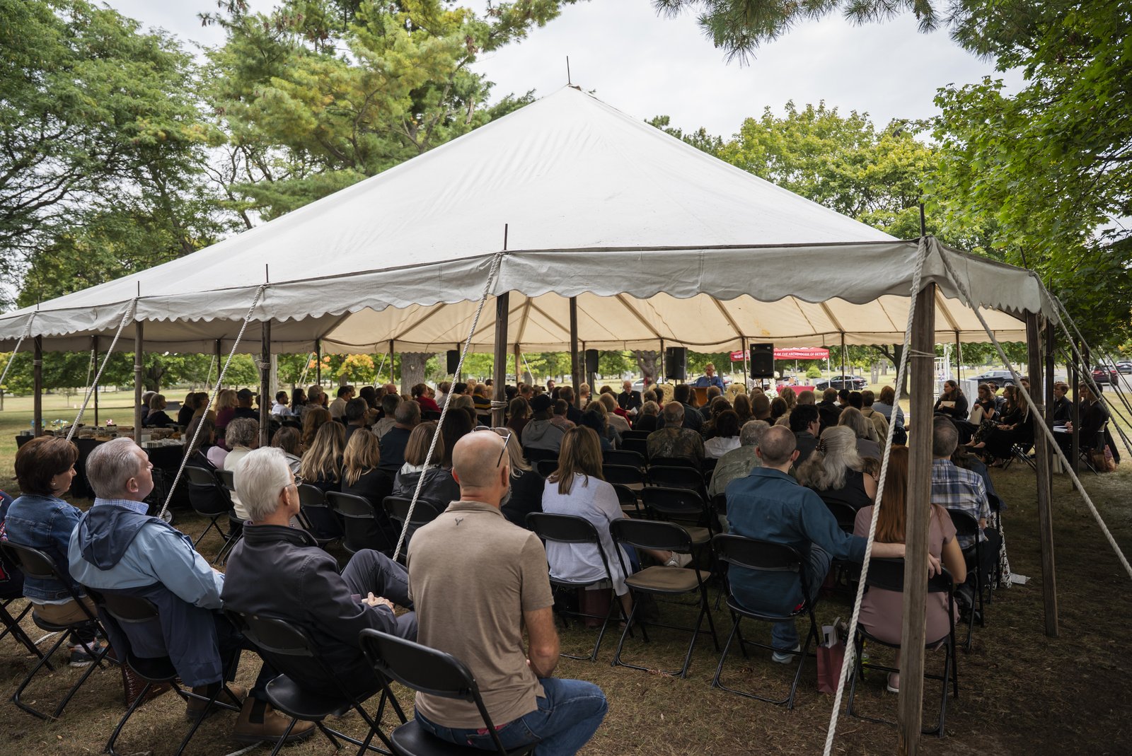 Families gathered to hear their children's names read aloud.