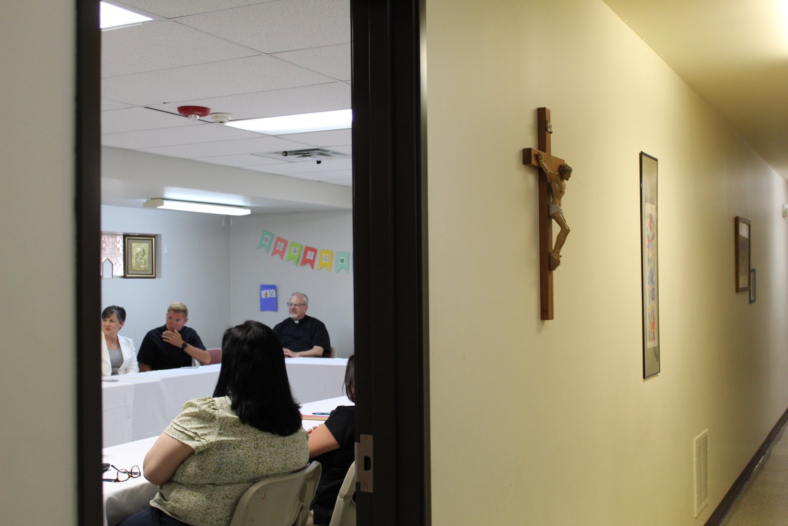 Archbishop Weisenburger "spoke with us and encouraged us to keep doing what we are doing in providing our services to the community," Acosta said.