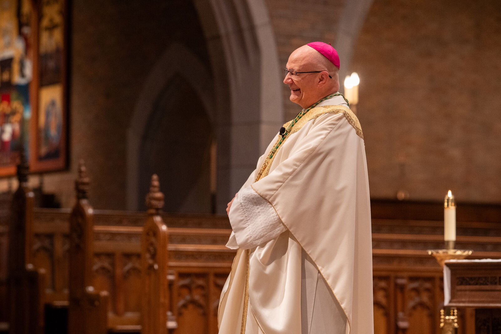 Archbishop Edward J. Weisenburger recalled in his homily the impact of Sr. Francis Rose Dinkel, CSA, his second-grade teacher, and how many years later, Sr. Francis Rose's witness and impact continue to inspire him.