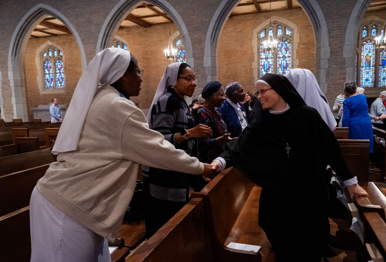 Sr. Mary Rebecca Koterba, RSM, delegate for consecrated life in the Archdiocese of Detroit, said Masses like the jubilee celebration of religious are good chances for women and men religious from various communities to relate with and support one another in their vocations.