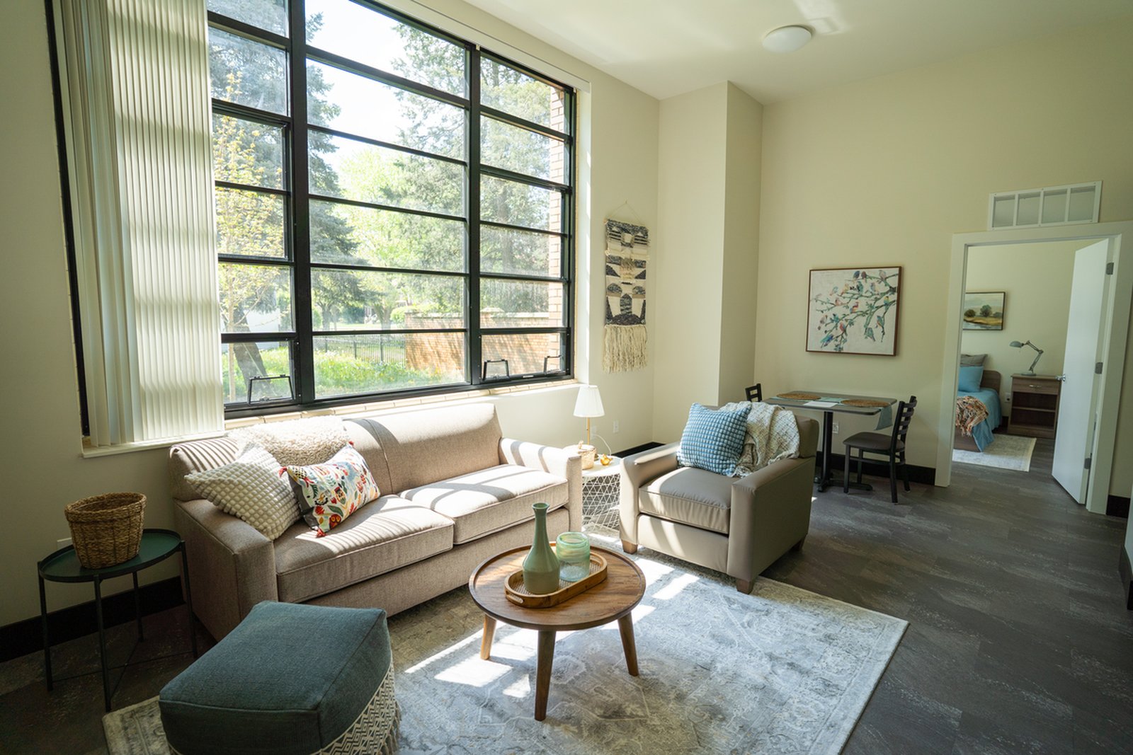 Following the press conference, guests were invited to tour the new living quarters.
