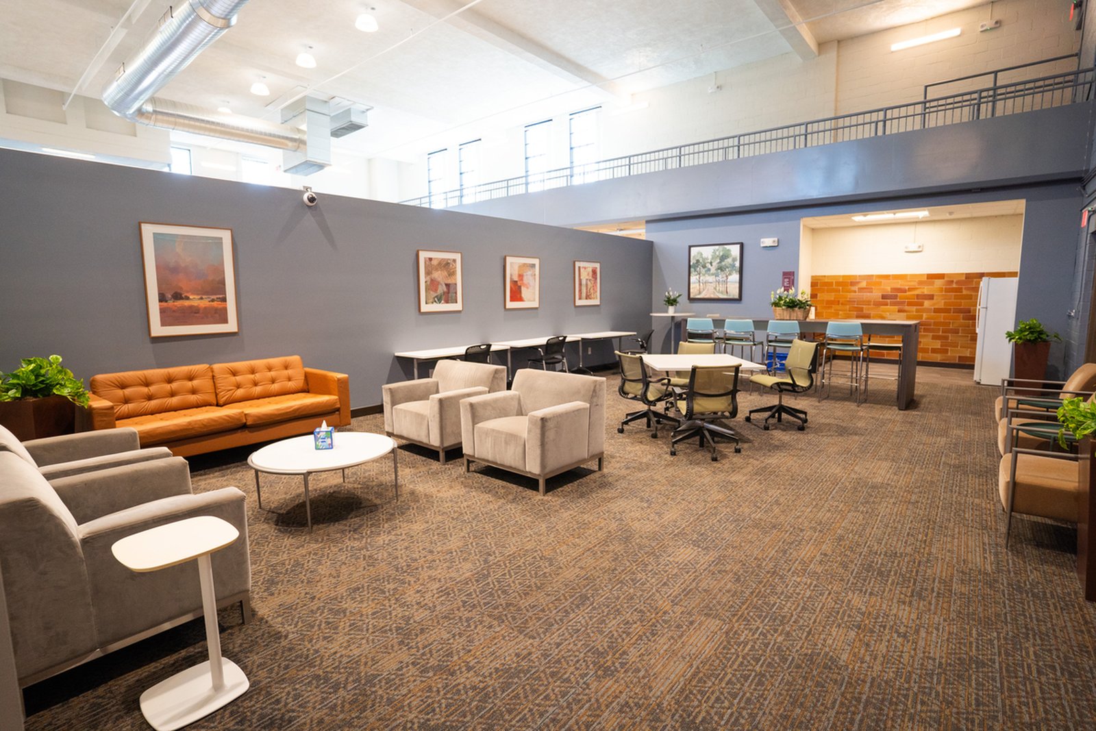 Living areas furnished with modern amenities is among the features of the new Residences at St. Matthew.
