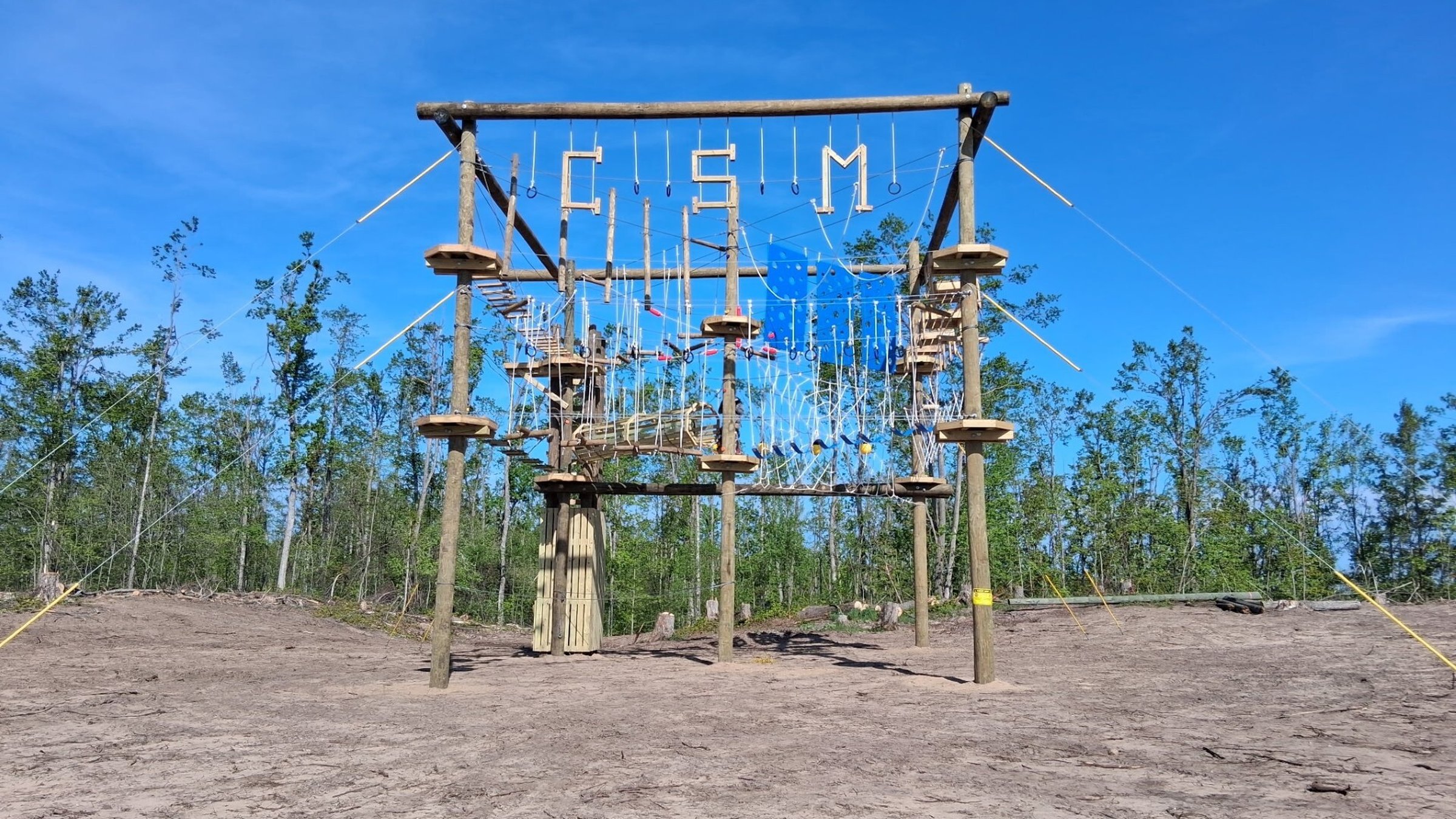 Detroit Rope Studio Camp Sancta Maria unveils new high-ropes course, named after St. Pier ...