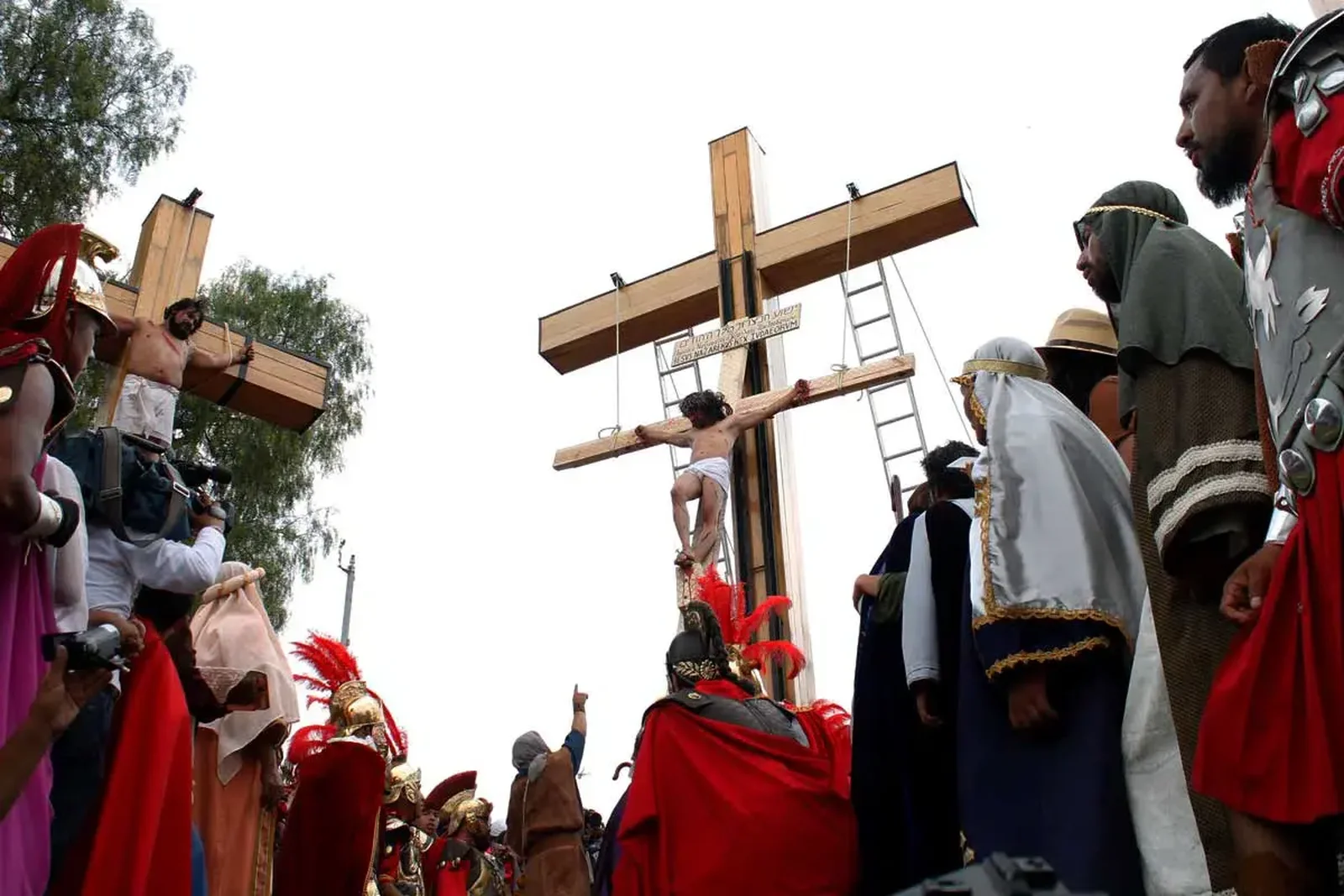 Semana Santa en Iztapalapa. Foto: Jesús Eduardo Ramírez