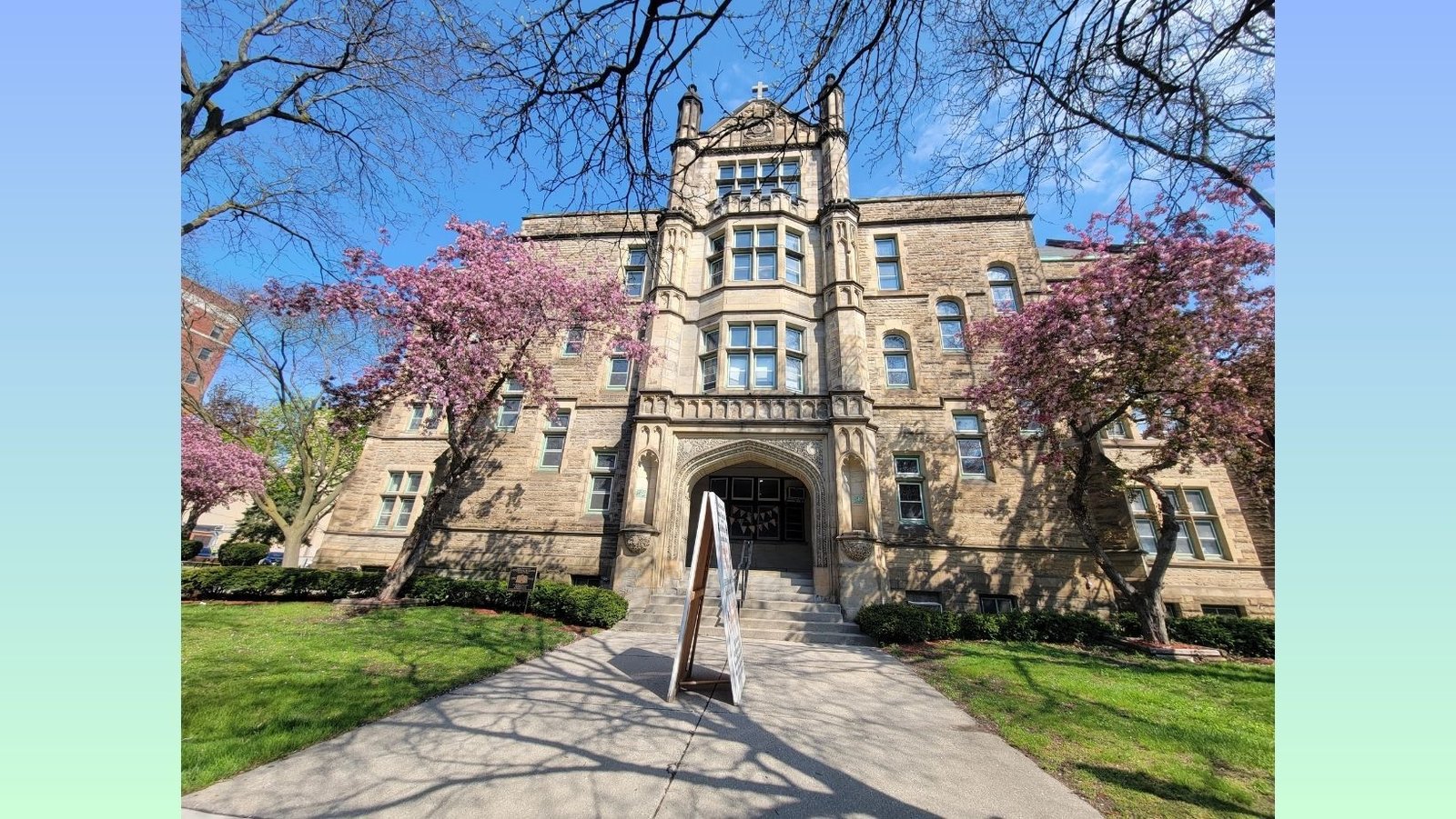 St. Patrick Senior Center opened in 1973 in the former school building of St. Patrick Parish in Detroit, which closed in 2015. The center remains among one of the oldest Catholic school buildings in the city of Detroit still in active use.