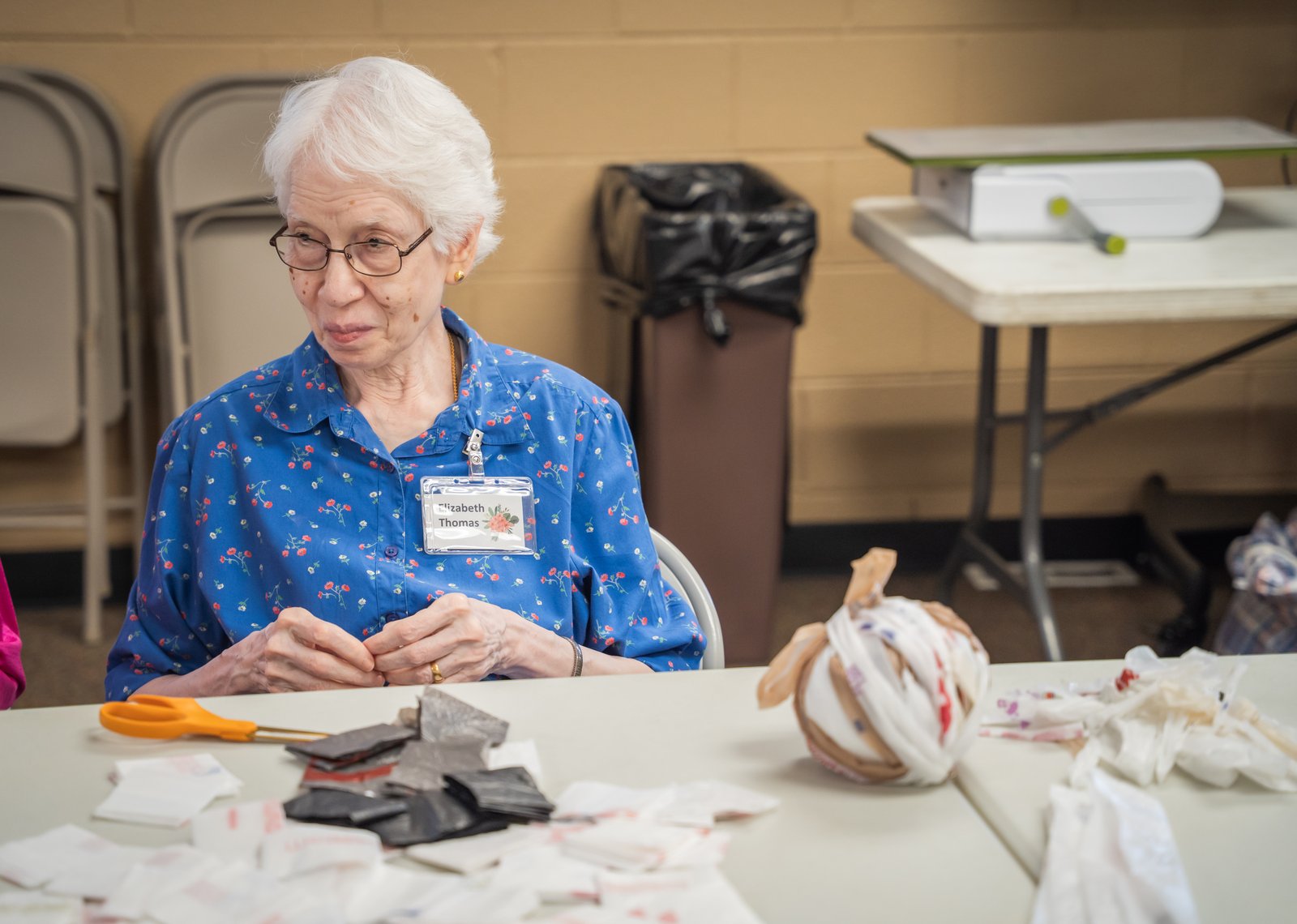 Through the sewing circle, the women have found fellowship with one another and feel a kinship to the girls for whom they are making the sanitary pads, Trela said.