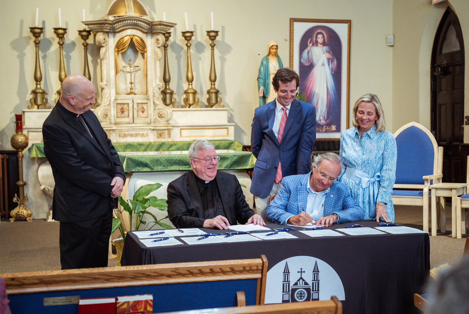 “One of the most exciting things about this, for me, is that we’re not simply renovating a museum — we’re restoring a magnificent place of worship that goes back to the very heart of our archdiocesan church,” Archbishop Weisenburger said.