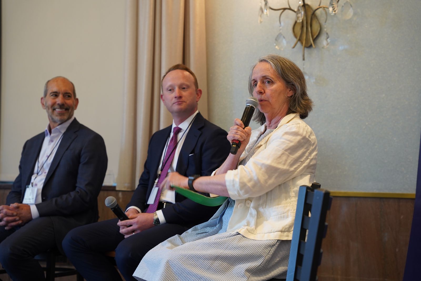 Anita Sevier of Gesu School in Detroit spoke about how starting a donor-advised fund for the school has been a boost to the school’s finances as it works to serve a population in inner-city Detroit that is not always Catholic and often lacks the financial resources other schools enjoy.