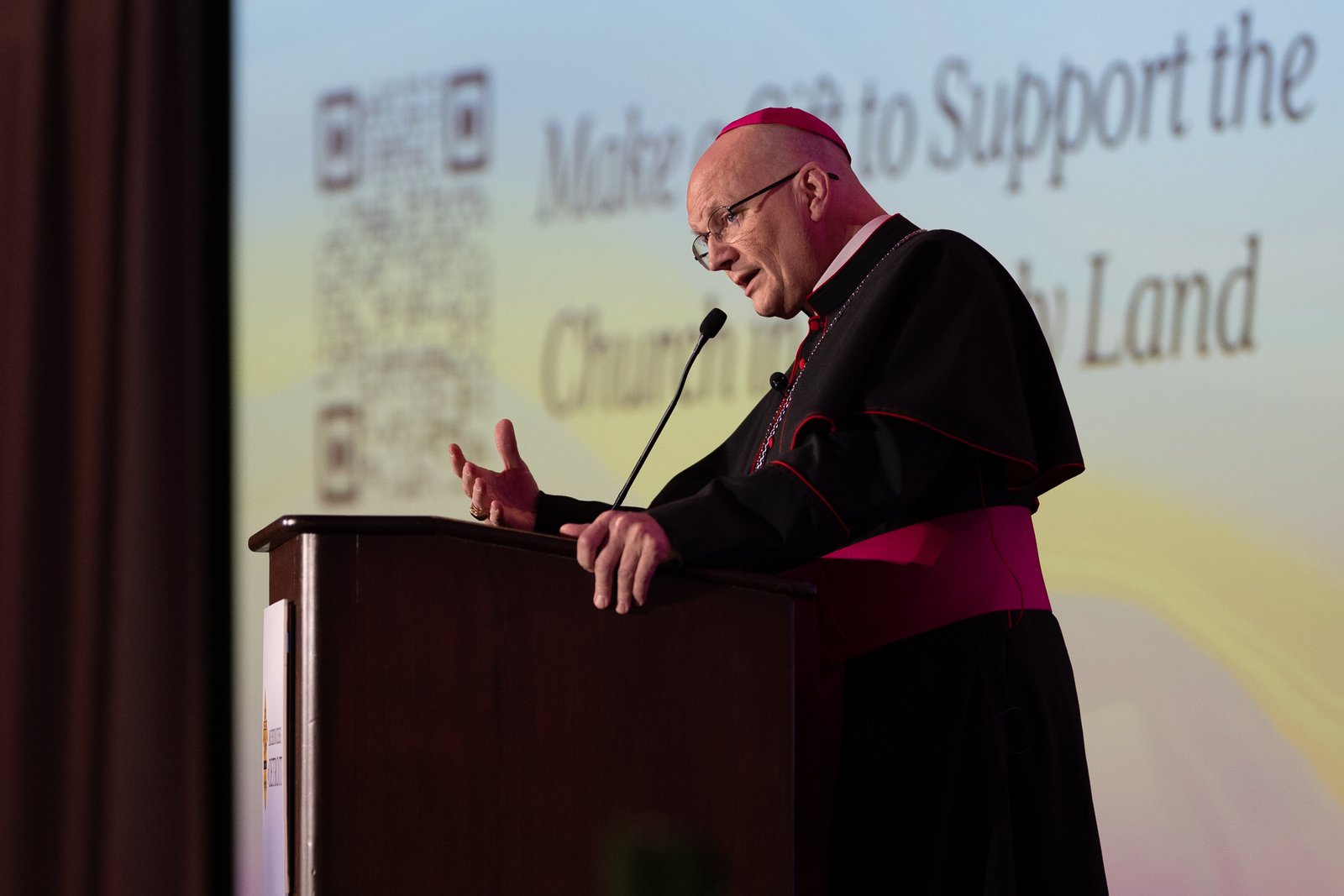 Over the course of two days, Catholics in southeast Michigan have raised more than $500,000 to support relief efforts in the Holy Land, in addition to $533,000 raised in August during a special collection for Gaza, Archbishop Weisenburger said.