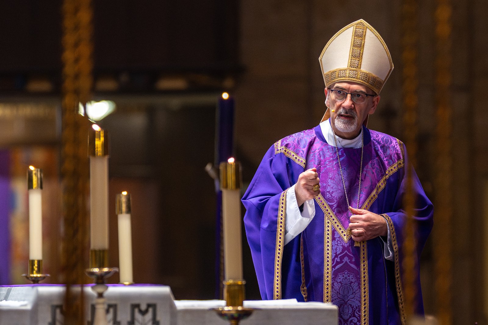 Rather than give in to hatred, Cardinal Pizzaballa said the tiny community of Christians in the Holy Land has persevered despite intense hardship, confident in the love of God.