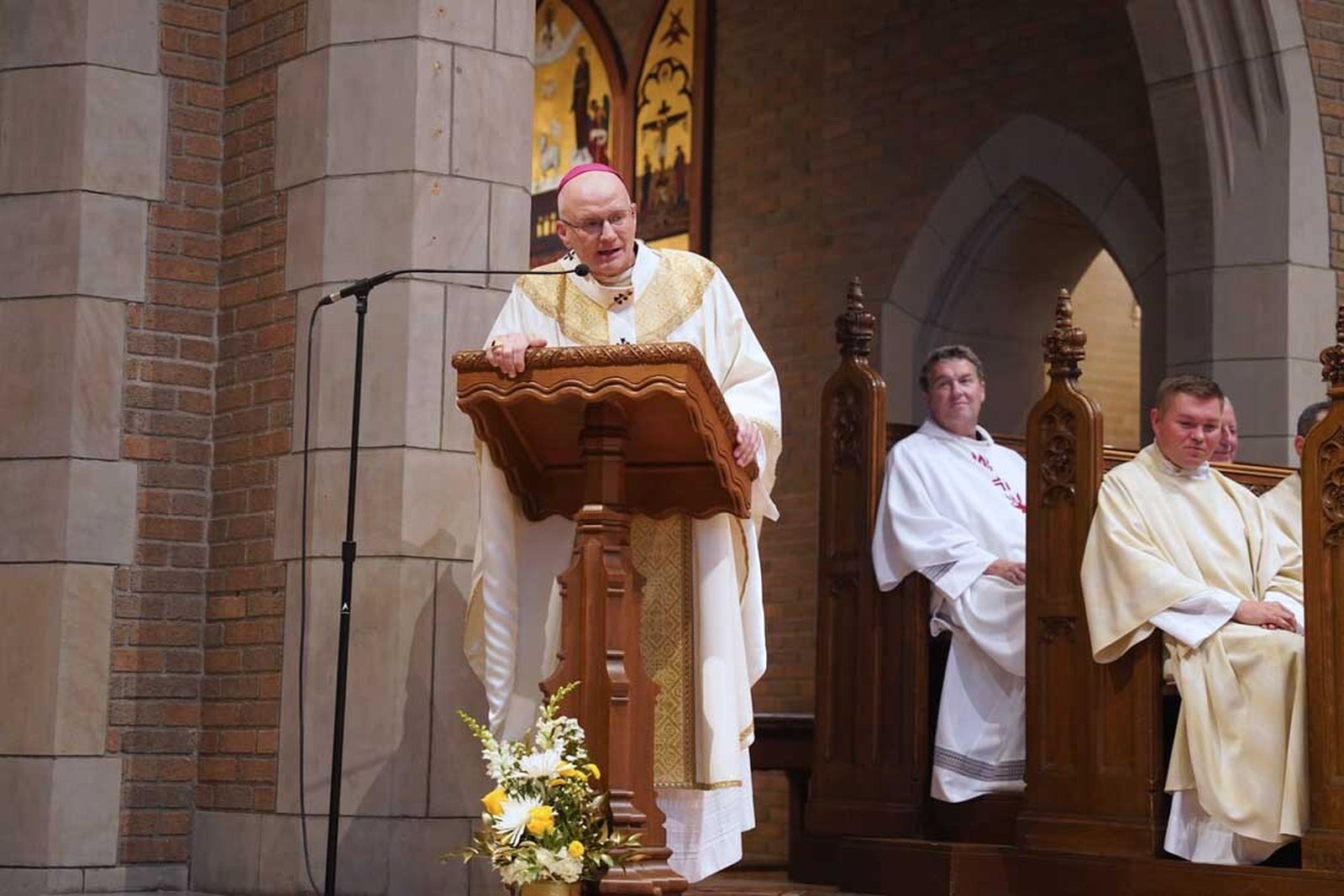 Quoting Pope St. John XXIII's biographer, Archbishop Weisenburger noted that the Archdiocese of Detroit has been "prodigiously blessed” by Archbishop Vigneron's service to the Church and its faithful over his five decades of priestly ministry.