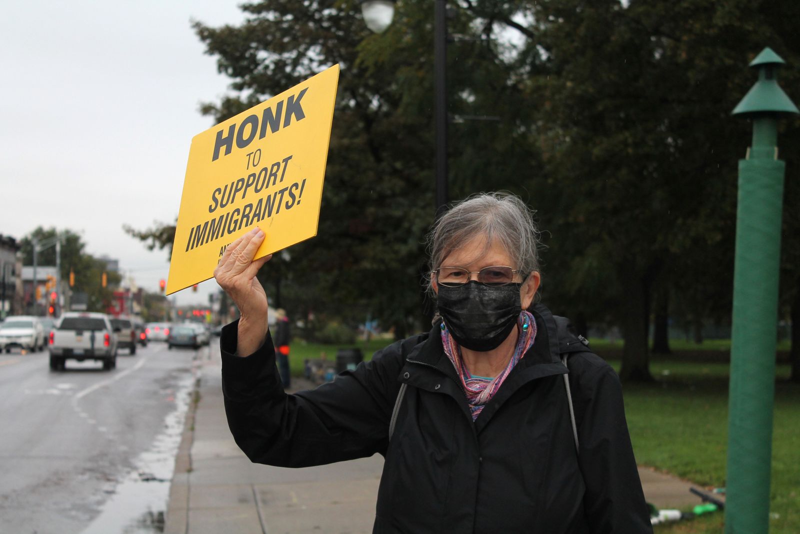 The group was founded on Catholic principles, and while many do silently pray while standing on the corner, it also attracts others who support the cause.