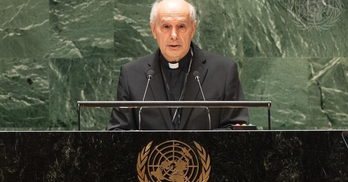 Dialogue, 2-state solution must end long-running Israeli-Palestinian conflict, Vatican tells UN