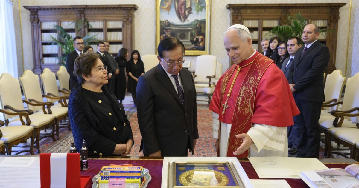 Pope Leo XIV meets Peru's president, discusses possible November visit