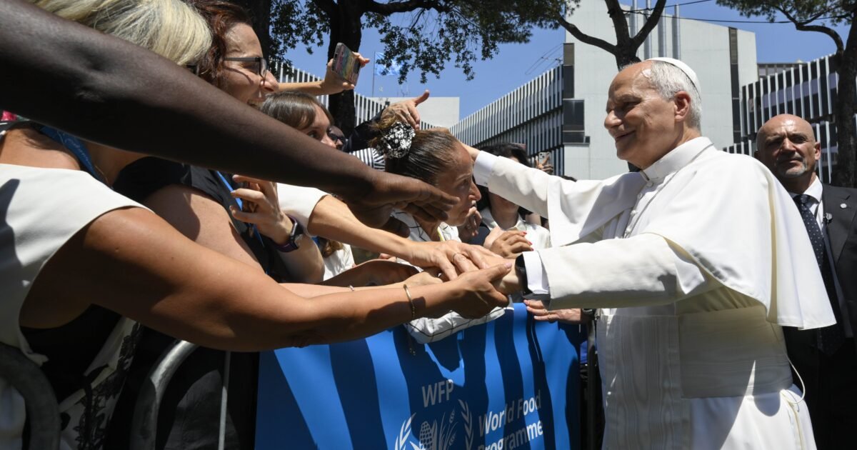 World's conflicts are 'fed' more readily than people, Pope Leo XIV says