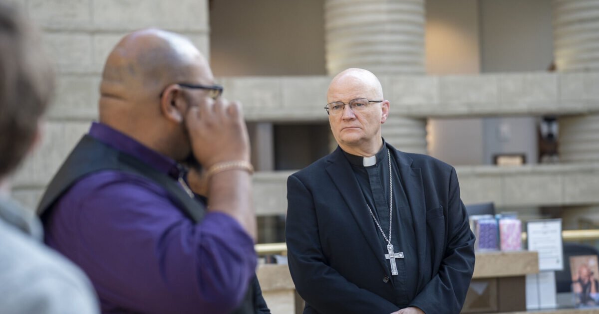 Archbishop visits Charles H. Wright Museum of African American History