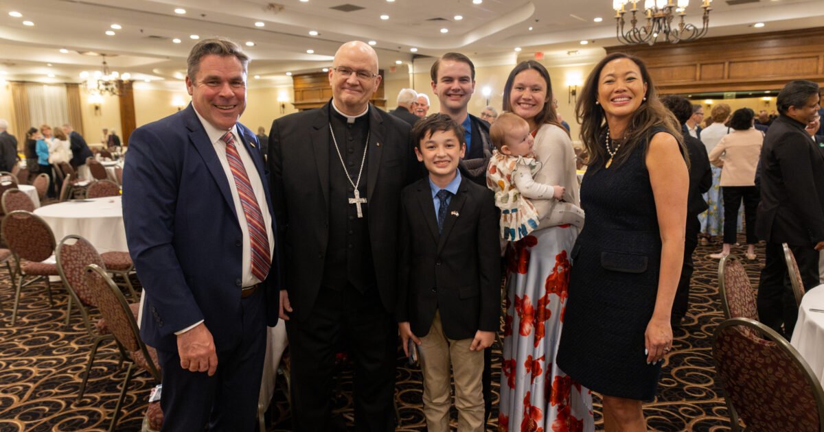 Attending the 48th Annual Respect Life Benefit Dinner in Troy