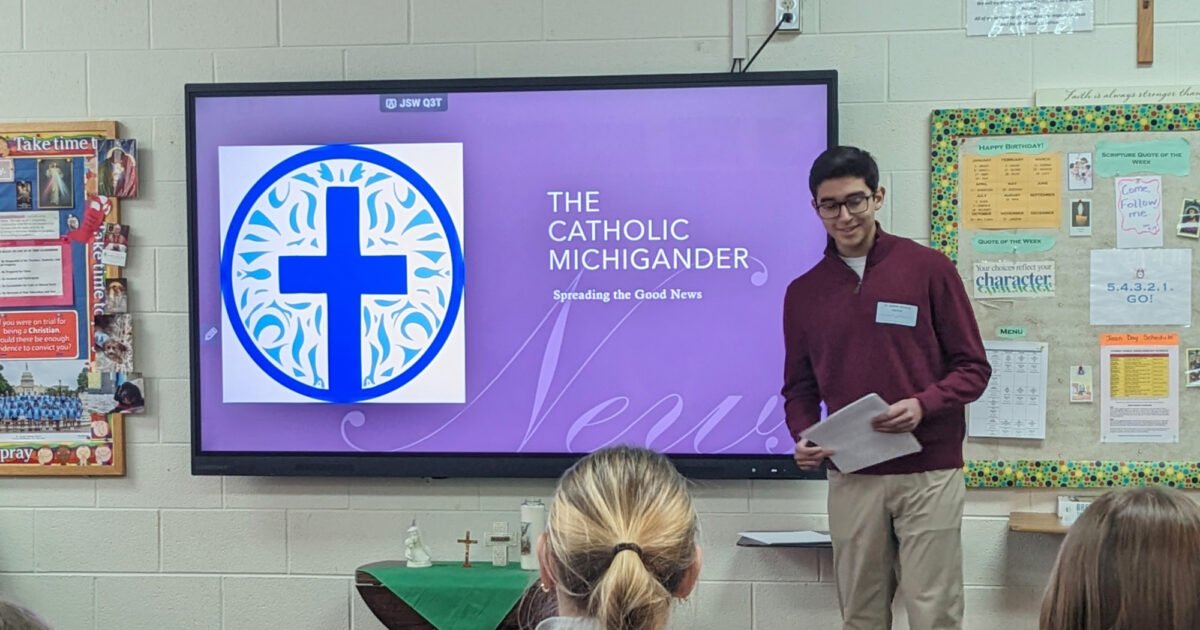 Led by the Spirit, local teen starts online newspaper, 'The Catholic Michigander'