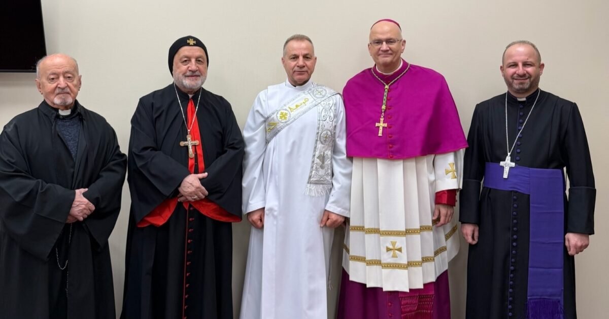 Attending the ordination of Syriac Deacon Bashar Matti Shaffo in Farmington Hills