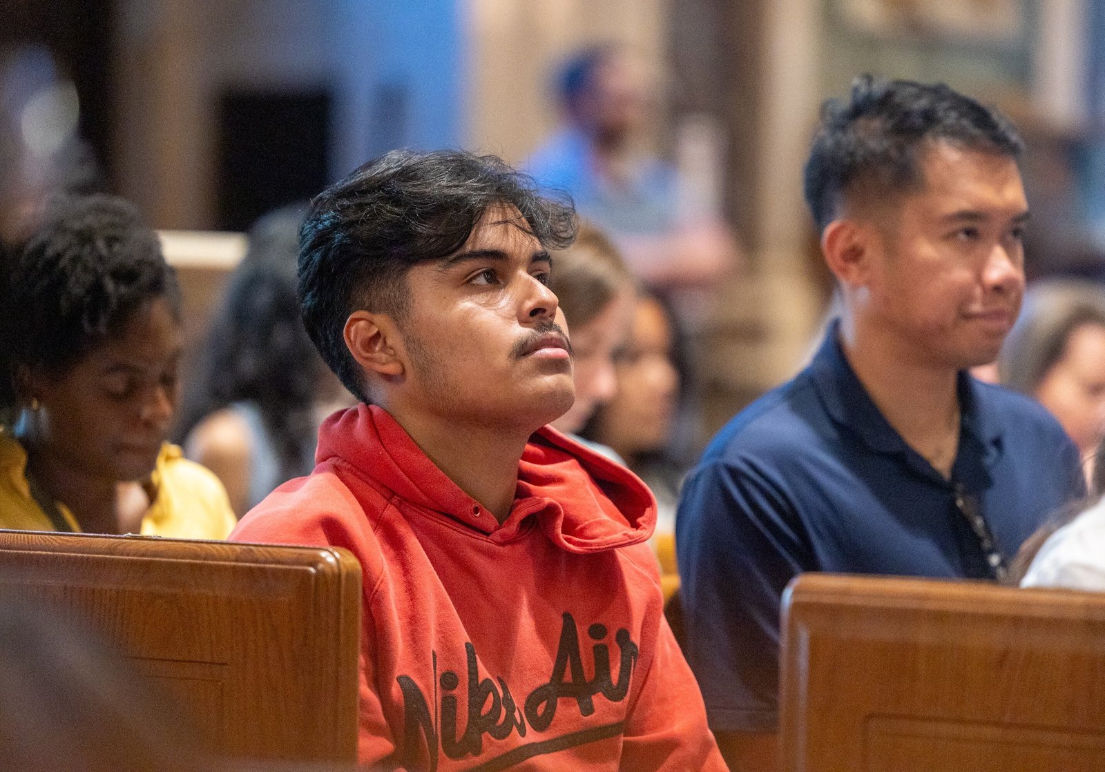 People attend a Mass marking the 111th World Day of Migrants and Refugees on Sept. 28, 2025 at the Cathedral of St. Matthew the Apostle in Washington, D.C. (Catholic Standard photo by Mihoko Owada)