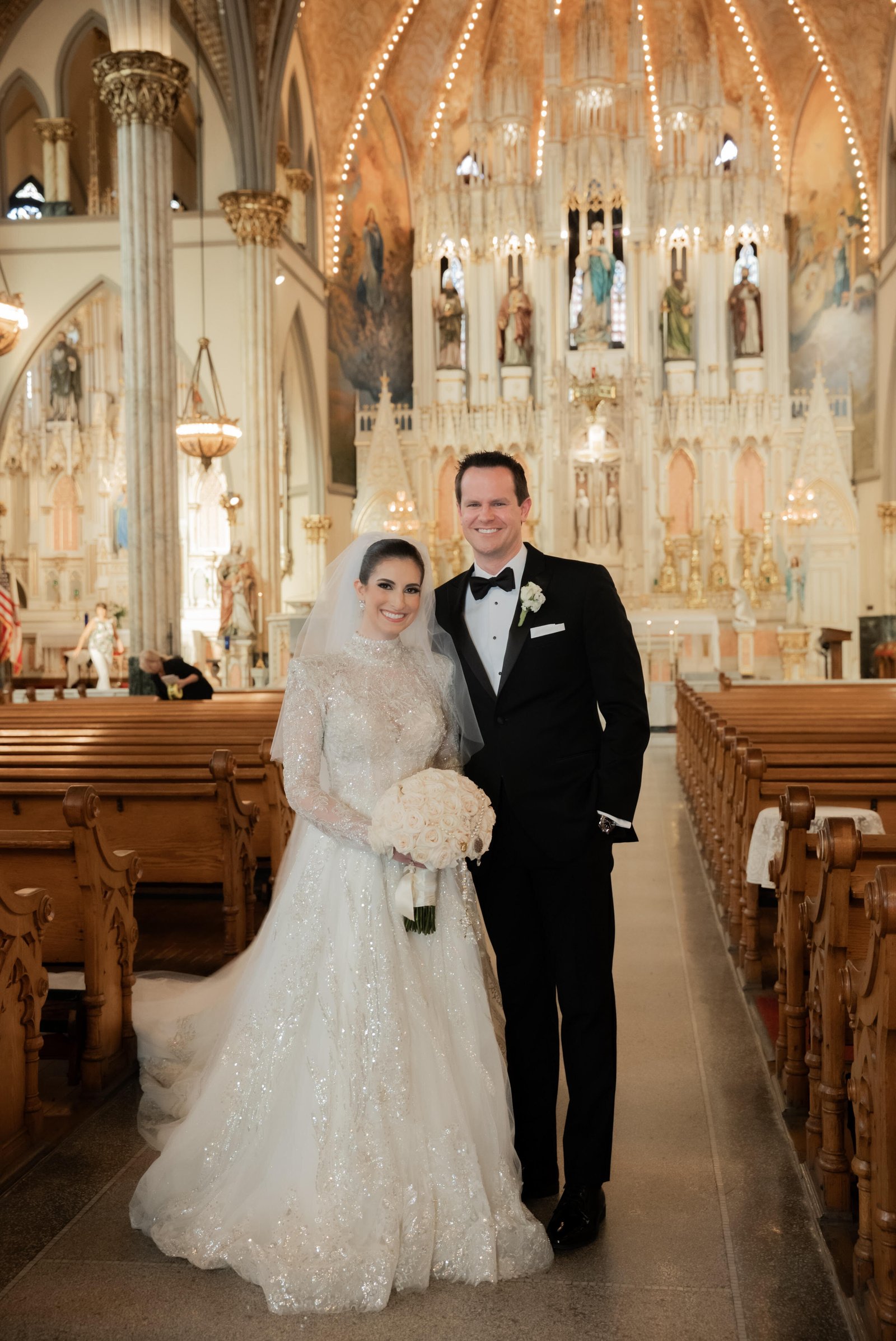 Brandon and Gabriella (D'Agostini) Barlog were married Sept. 20, 2025, at Sweetest Heart of Mary Church in Detroit. The couple immediately hit it off after their first date in 2023, sharing their commitment to the Catholic faith.