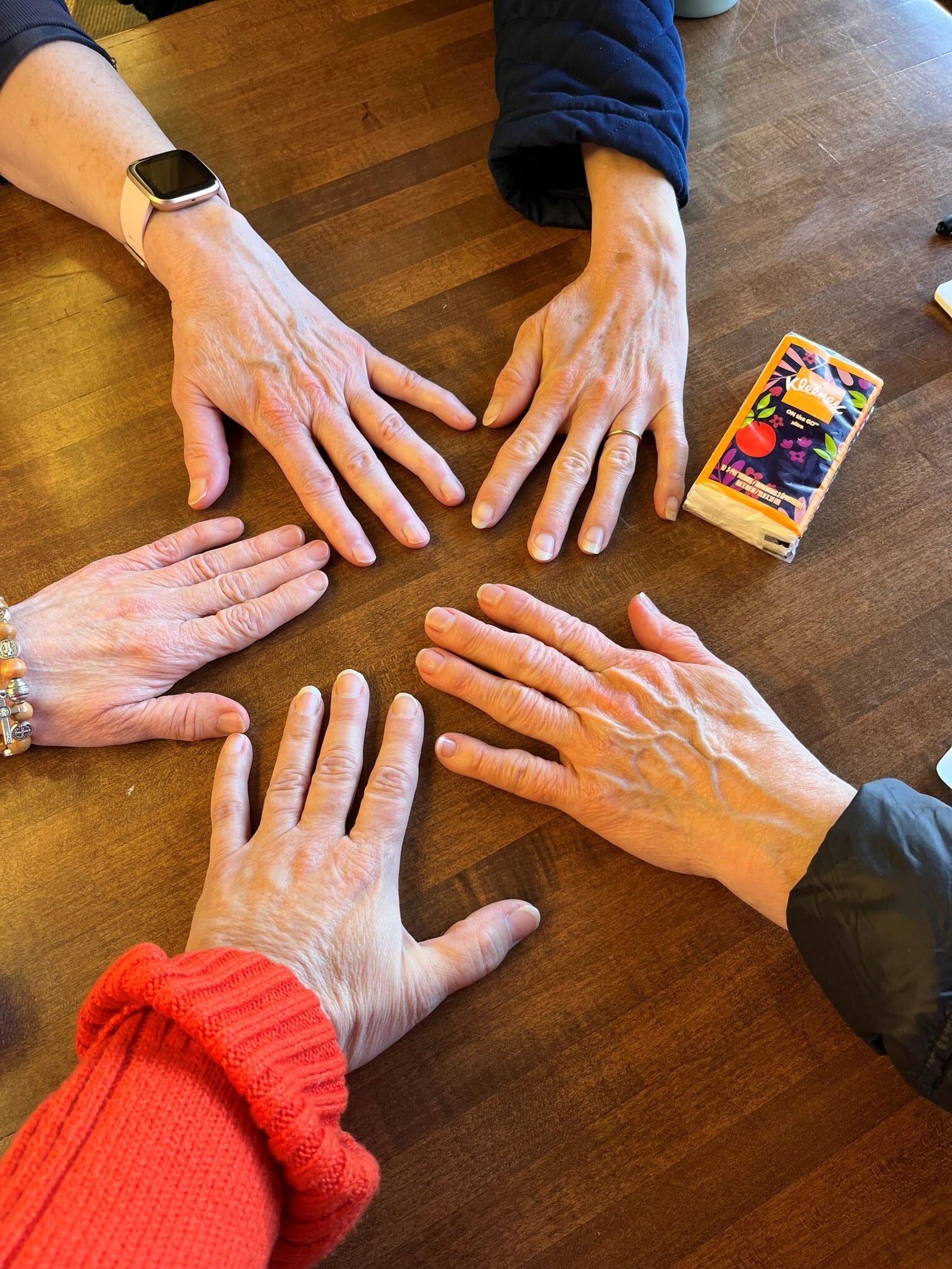 The Widows Might leadership team prays that word will spread about their organization to the women who need community and encouragement from other widows.